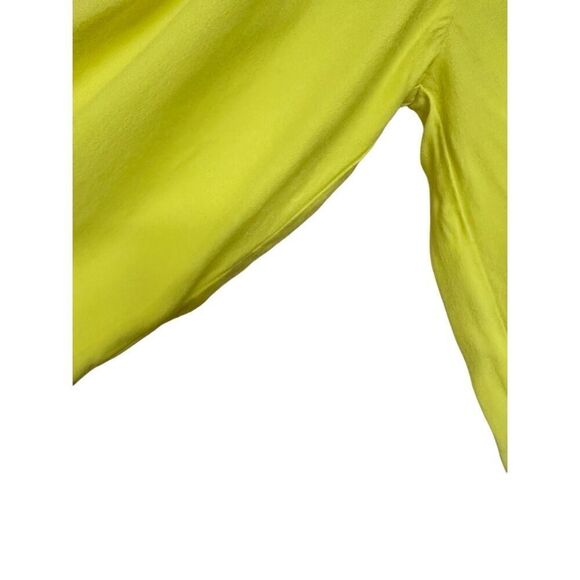 Ba&sh Heaven Off the Shoulder Knee Length 3/4 Sleeve Crepe Dress Yellow Sz 0- XS - Picture 11 of 12